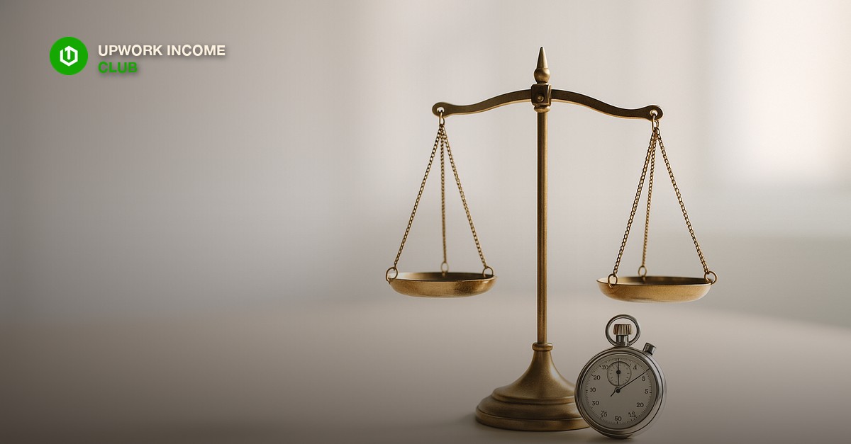 Upwork Income Club - choosing between a fixed price and an hourly contract on Upwork